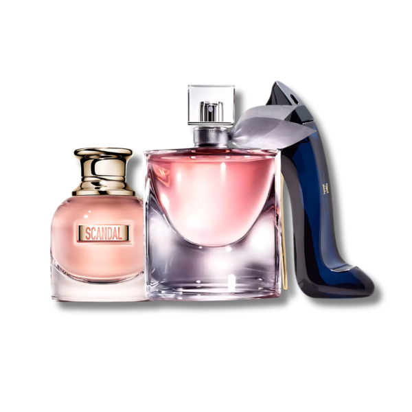 Set 3 Perfumes Good Girl, La Vie est Belle e Scandal 100ml