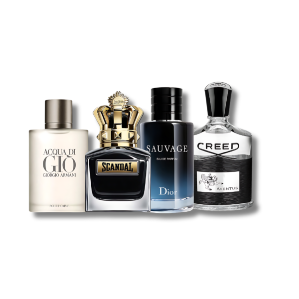 Set 4 Perfumes Sauvage,Scandal,Giorgi Armani e Bleu de chanel 100ml